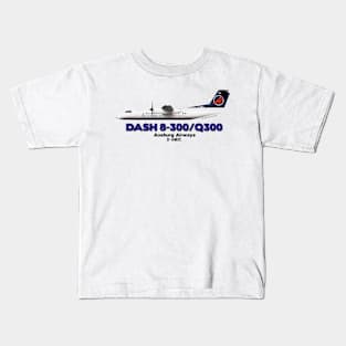 DeHavilland Canada Dash 8-300/Q300 - Ausburg Airways Kids T-Shirt